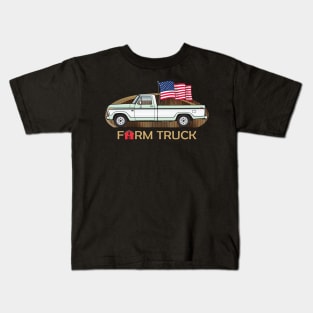 Farm Truck Kids T-Shirt